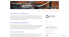 Desktop Screenshot of copyrightandtechnology.com